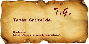 Tamás Grizelda névjegykártya